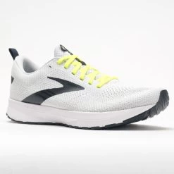 Brooks Revel 5 Men's White/Oyster/india Ink -Boutique Sports Fashion Store 047258 5