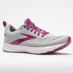 Brooks Revel 5 Women's Gray/White/Baton Rouge 10 Brooks Revel 5 Women's Gray/White/Baton Rouge -Boutique Sports Fashion Store 047266 5