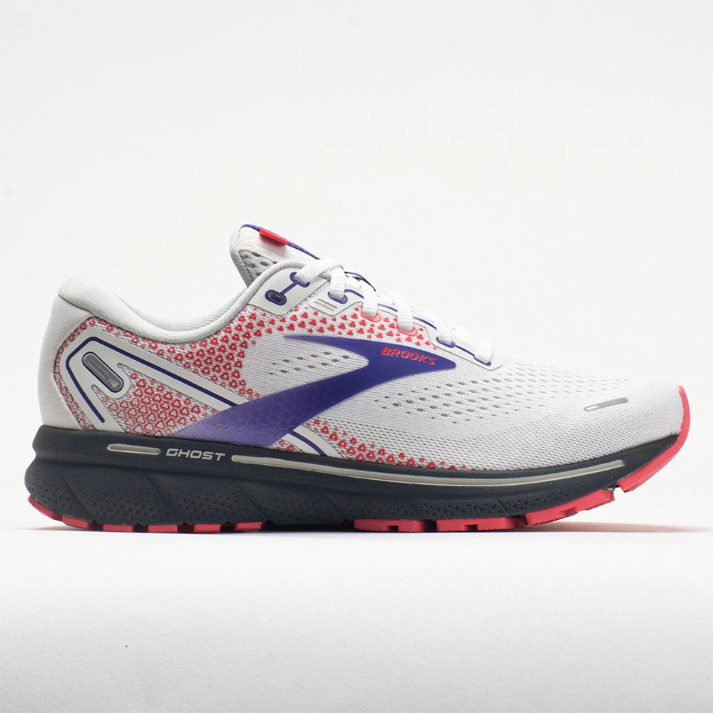 Brooks Ghost 14 Women's White/Purple/Coral 1 Brooks Ghost 14 Women's White/Purple/Coral