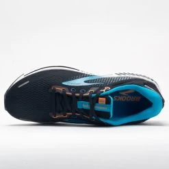 Brooks Adrenaline GTS 22 Men's Black/Blue/Orange -Boutique Sports Fashion Store 047298 2