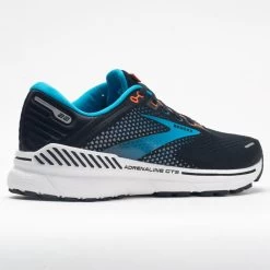 Brooks Adrenaline GTS 22 Men's Black/Blue/Orange -Boutique Sports Fashion Store 047298 6