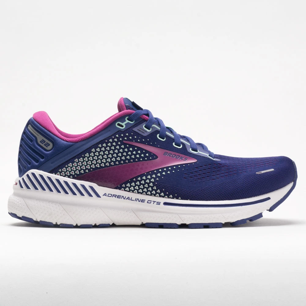 Brooks Adrenaline GTS 22 Women's Navy/Yucca/Pink 1 Brooks Adrenaline GTS 22 Women's Navy/Yucca/Pink