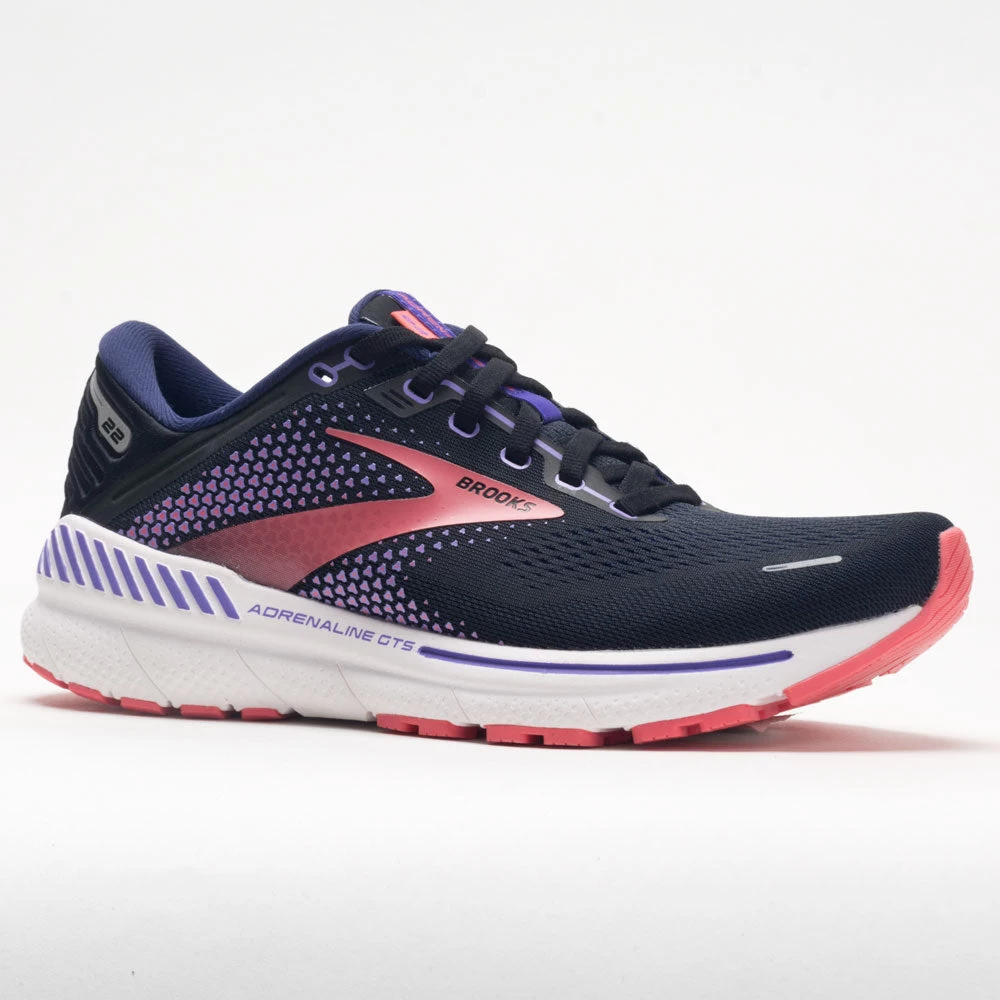 Brooks Adrenaline GTS 22 Women's Black/Purple/Coral 5 Brooks Adrenaline GTS 22 Women's Black/Purple/Coral - Image 5