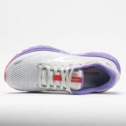 Brooks Adrenaline GTS 22 Women's White/Coral/Purple -Boutique Sports Fashion Store 047303 2