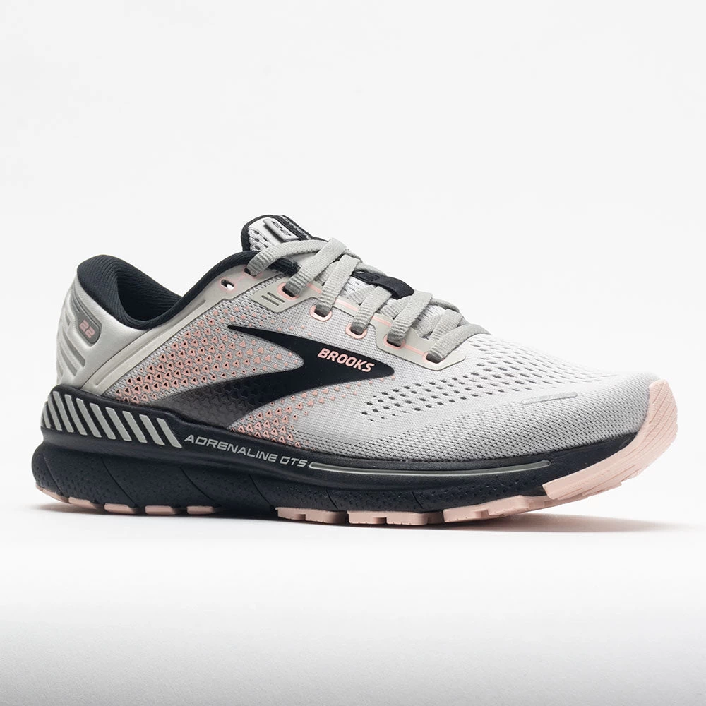 Brooks Adrenaline GTS 22 Women's Gray/Rose/Black 5 Brooks Adrenaline GTS 22 Women's Gray/Rose/Black - Image 5