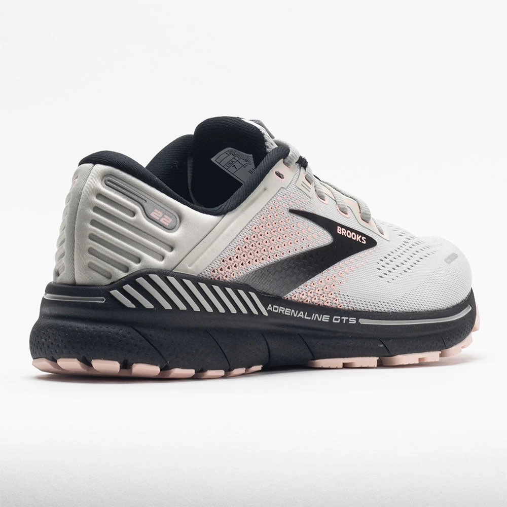 Brooks Adrenaline GTS 22 Women's Gray/Rose/Black 6 Brooks Adrenaline GTS 22 Women's Gray/Rose/Black - Image 6