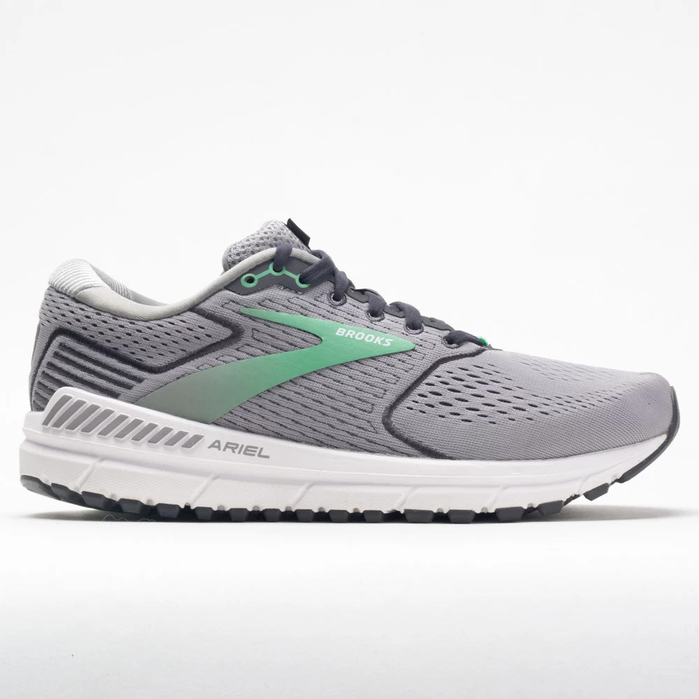 Brooks Ariel 2020 Women's Alloy/Blackened Pearl/Green 1 Brooks Ariel 2020 Women's Alloy/Blackened Pearl/Green