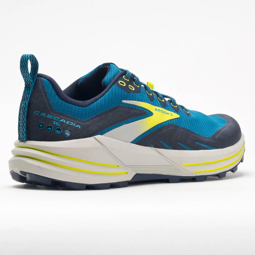 Brooks Cascadia 16 Men's Mykonos Blue/Peacoat/Lime 6 Brooks Cascadia 16 Men's Mykonos Blue/Peacoat/Lime - Image 6