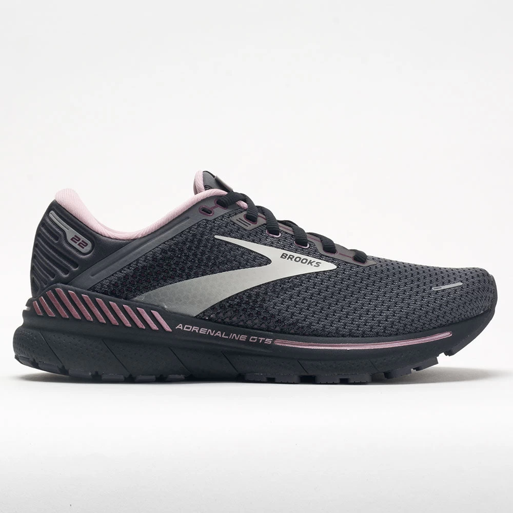 Brooks Adrenaline GTS 22 Women's Pearl/Black/Metallic 1 Brooks Adrenaline GTS 22 Women's Pearl/Black/Metallic