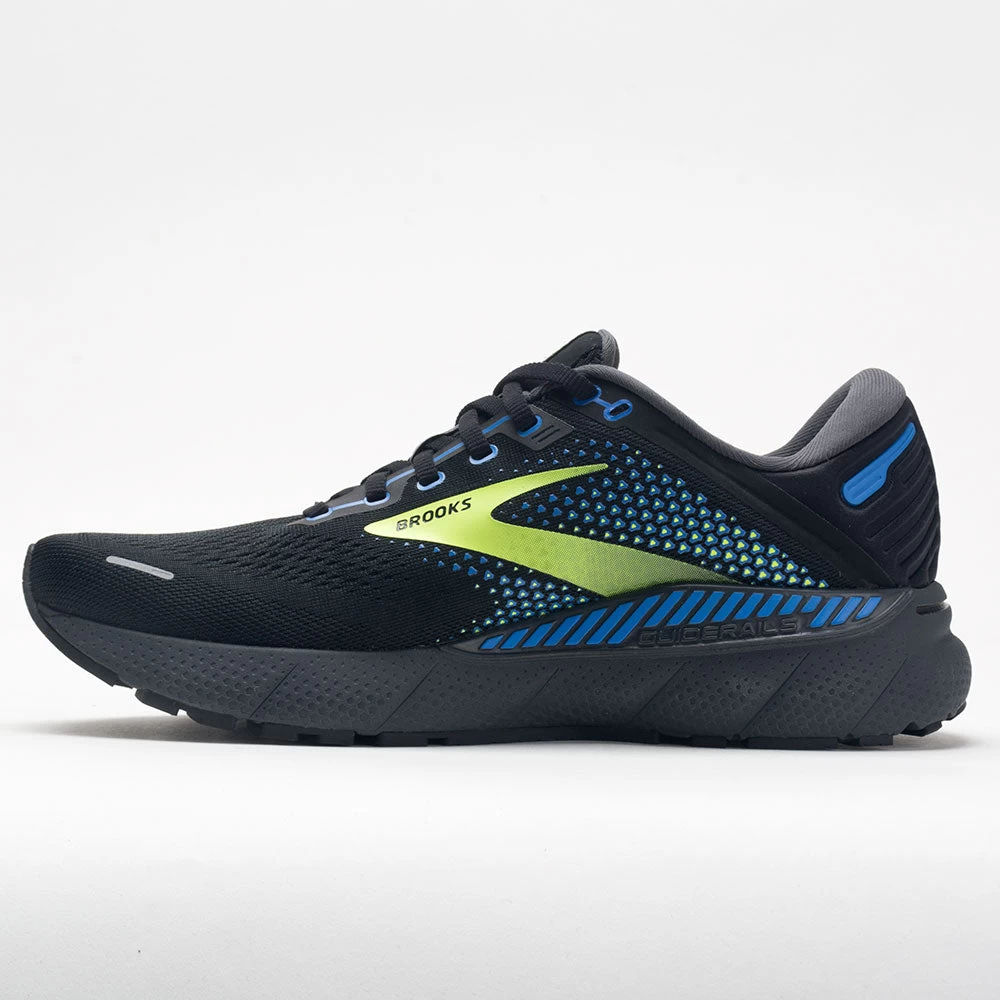 Brooks Adrenaline GTS 22 Men's Black/Blue/Nightlife 2 Brooks Adrenaline GTS 22 Men's Black/Blue/Nightlife - Image 2