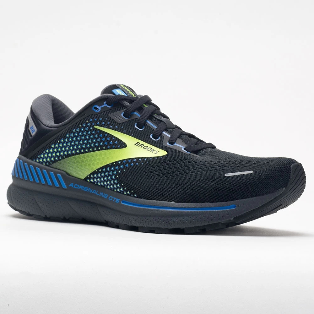 Brooks Adrenaline GTS 22 Men's Black/Blue/Nightlife 5 Brooks Adrenaline GTS 22 Men's Black/Blue/Nightlife - Image 5