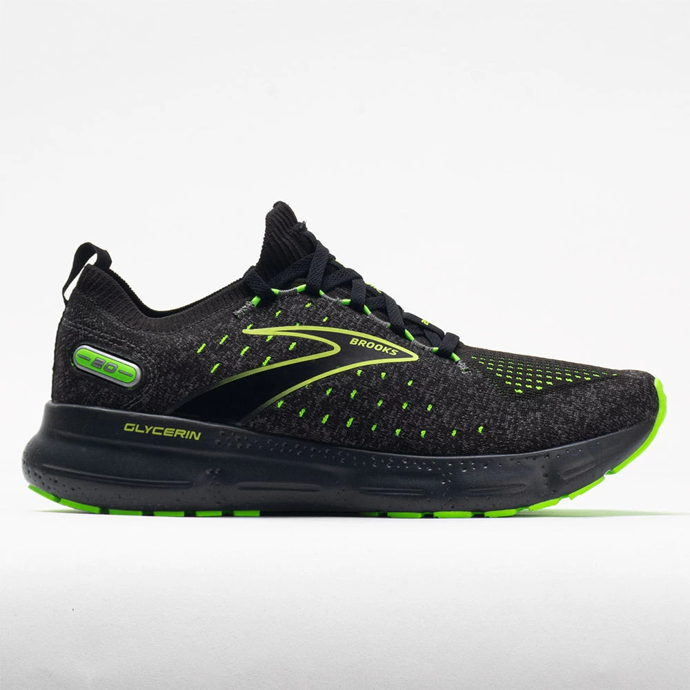 Brooks Glycerin Stealthfit 20 Men's Black/Peral/Green Gecko 1 Brooks Glycerin Stealthfit 20 Men's Black/Peral/Green Gecko
