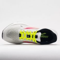 Brooks Launch 9 Women's White/Pink/Nightlife -Boutique Sports Fashion Store 048976 2
