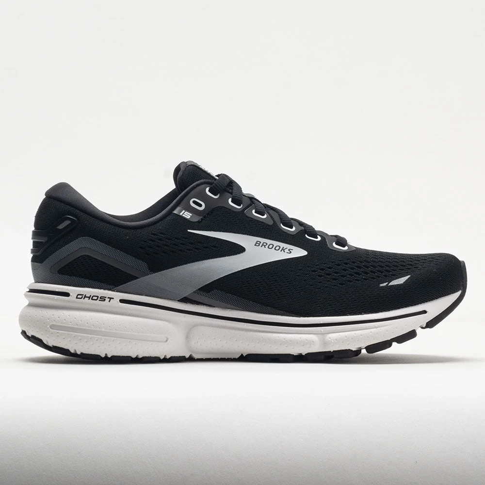 Brooks Ghost 15 Men's Black/Blackened Pearl/White 1 Brooks Ghost 15 Men's Black/Blackened Pearl/White