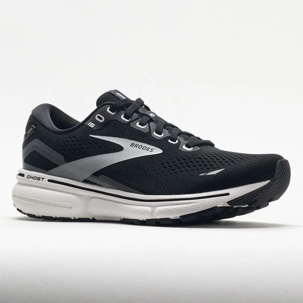 Brooks Ghost 15 Men's Black/Blackened Pearl/White 5 Brooks Ghost 15 Men's Black/Blackened Pearl/White - Image 5