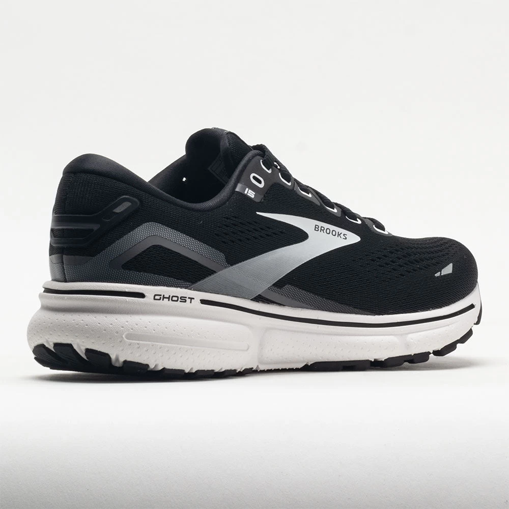 Brooks Ghost 15 Men's Black/Blackened Pearl/White 6 Brooks Ghost 15 Men's Black/Blackened Pearl/White - Image 6