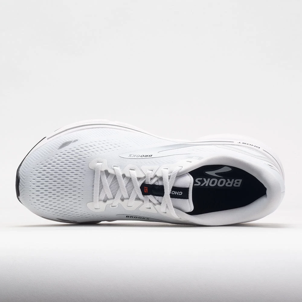 Brooks Ghost 15 Men's White/Black/Flame 3 Brooks Ghost 15 Men's White/Black/Flame - Image 3