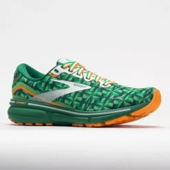Brooks Ghost 15 Men's Run Lucky Green/White/Orange -Boutique Sports Fashion Store 049535 5