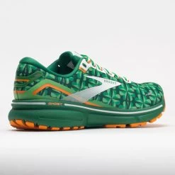 Brooks Ghost 15 Men's Run Lucky Green/White/Orange -Boutique Sports Fashion Store 049535 6
