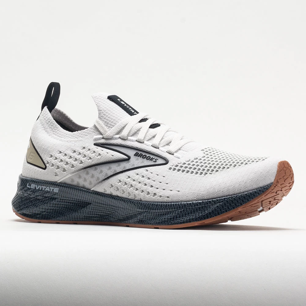 Brooks Levitate Stealthfit 6 Men's White/Black 5 Brooks Levitate Stealthfit 6 Men's White/Black - Image 5