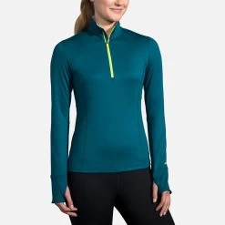 Brooks Dash 1/2 Zip Women's -Boutique Sports Fashion Store 056547 341 1