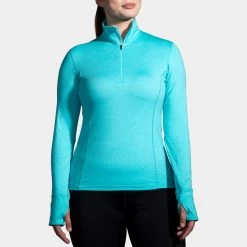 Brooks Dash 1/2 Zip Women's -Boutique Sports Fashion Store 056547 456 1