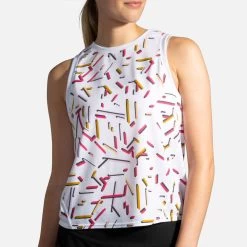 Brooks Distance Graphic Tank Women's (2020) -Boutique Sports Fashion Store 056801 131 1