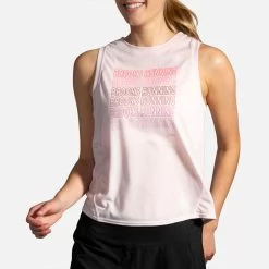Brooks Distance Graphic Tank Women's (2020) -Boutique Sports Fashion Store 056801 673 1