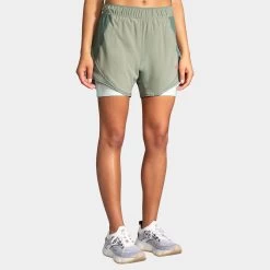 Brooks Chaser 5" 2-in-1 Shorts Women's 20 Brooks Chaser 5" 2-in-1 Shorts Women's -Boutique Sports Fashion Store 056804 326 1