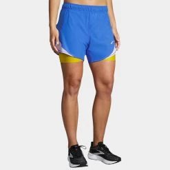 Brooks Chaser 5" 2-in-1 Shorts Women's 22 Brooks Chaser 5" 2-in-1 Shorts Women's -Boutique Sports Fashion Store 056804 414 1