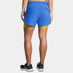 Brooks Chaser 5" 2-in-1 Shorts Women's 23 Brooks Chaser 5" 2-in-1 Shorts Women's -Boutique Sports Fashion Store 056804 414 2