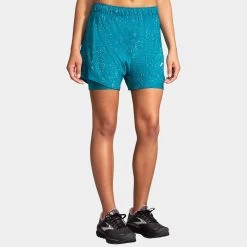 Brooks Chaser 5" 2-in-1 Shorts Women's 26 Brooks Chaser 5" 2-in-1 Shorts Women's -Boutique Sports Fashion Store 056804 486 1
