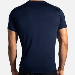 Brooks Distance Short Sleeve Men's 25 Brooks Distance Short Sleeve Men's -Boutique Sports Fashion Store 056813 451 2
