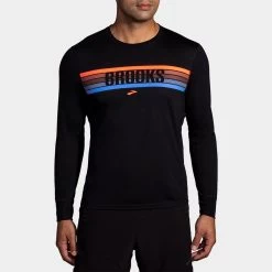 Brooks Distance Graphic Long Sleeve Men's 25 Brooks Distance Graphic Long Sleeve Men's -Boutique Sports Fashion Store 056816 002 1