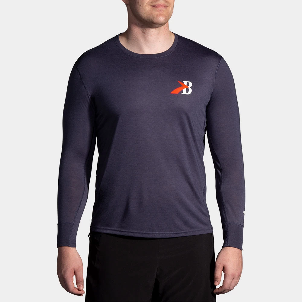 Brooks Distance Graphic Long Sleeve Men's 10 Brooks Distance Graphic Long Sleeve Men's - Image 10