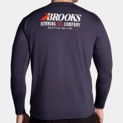 Brooks Distance Graphic Long Sleeve Men's 30 Brooks Distance Graphic Long Sleeve Men's -Boutique Sports Fashion Store 056816 035 2