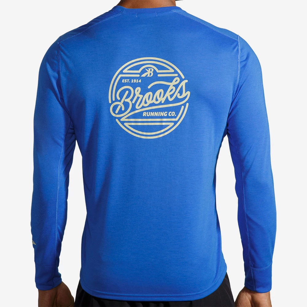 Brooks Distance Graphic Long Sleeve Men's 20 Brooks Distance Graphic Long Sleeve Men's - Image 20