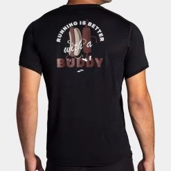 Brooks Distance Graphic Short Sleeve Men's 26 Brooks Distance Graphic Short Sleeve Men's -Boutique Sports Fashion Store 056934 013 2