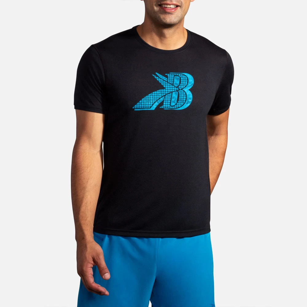 Brooks Distance Graphic Short Sleeve Men's 10 Brooks Distance Graphic Short Sleeve Men's - Image 10