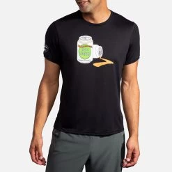 Brooks Distance Graphic Short Sleeve Men's 33 Brooks Distance Graphic Short Sleeve Men's -Boutique Sports Fashion Store 056934 064 1