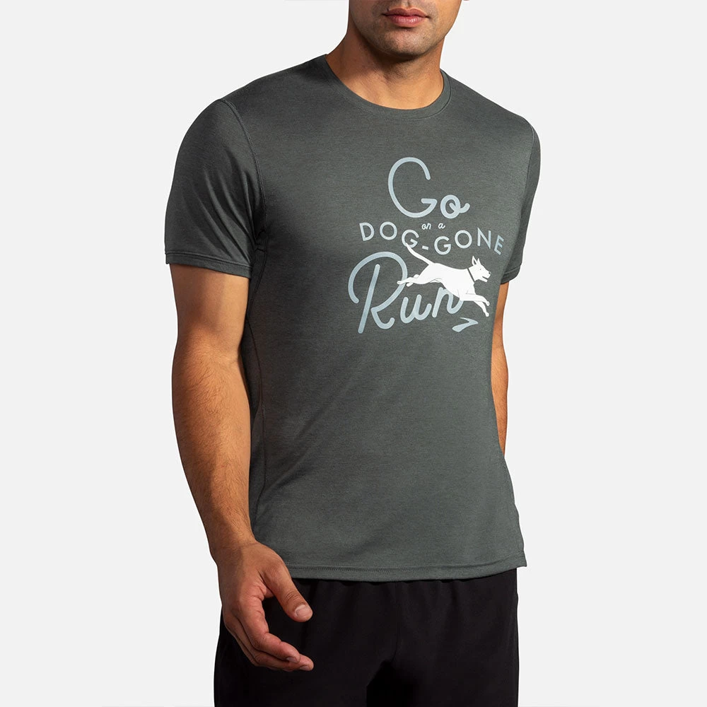 Brooks Distance Graphic Short Sleeve Men's 19 Brooks Distance Graphic Short Sleeve Men's - Image 19