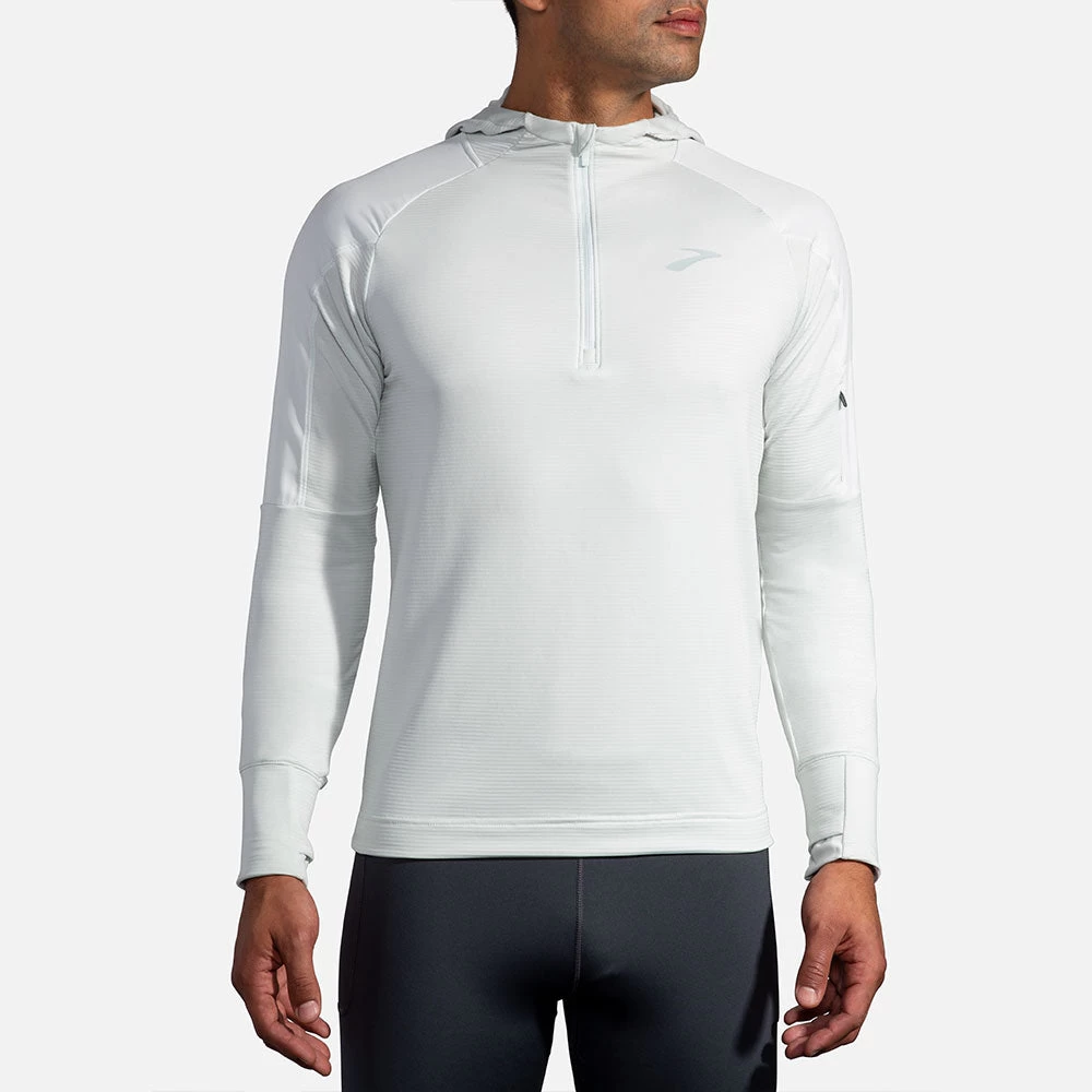 Brooks Notch Thermal Hoodie Men's 3 Brooks Notch Thermal Hoodie Men's - Image 3