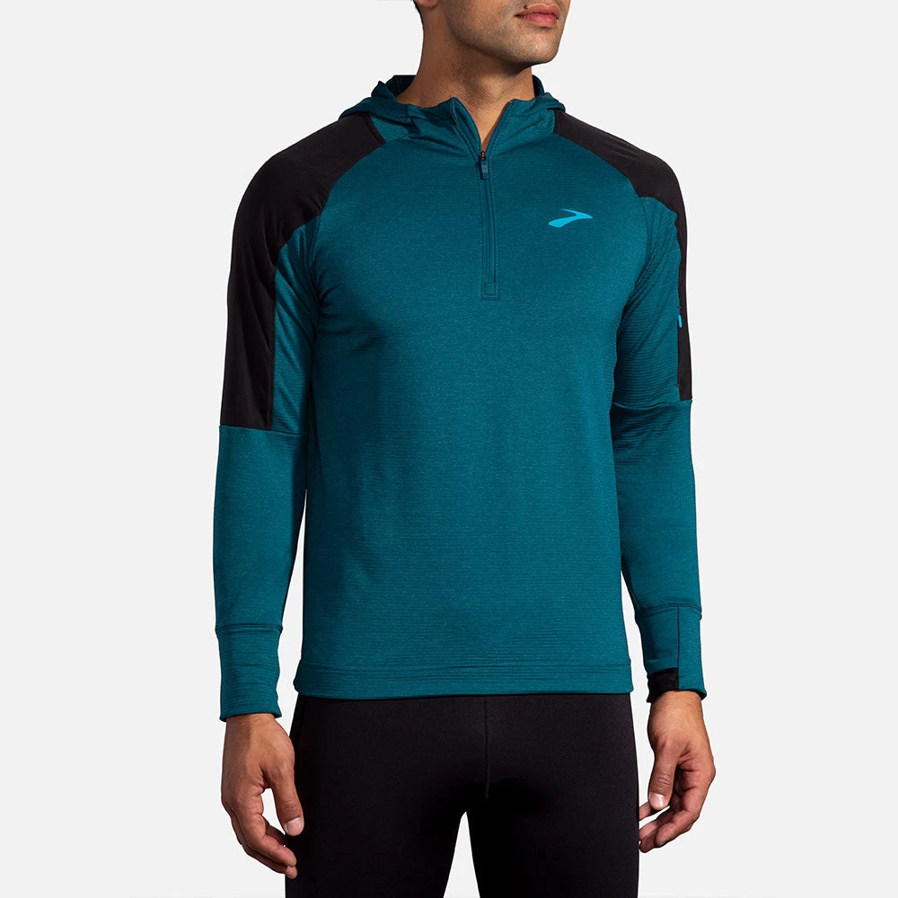 Brooks Notch Thermal Hoodie Men's 5 Brooks Notch Thermal Hoodie Men's - Image 5
