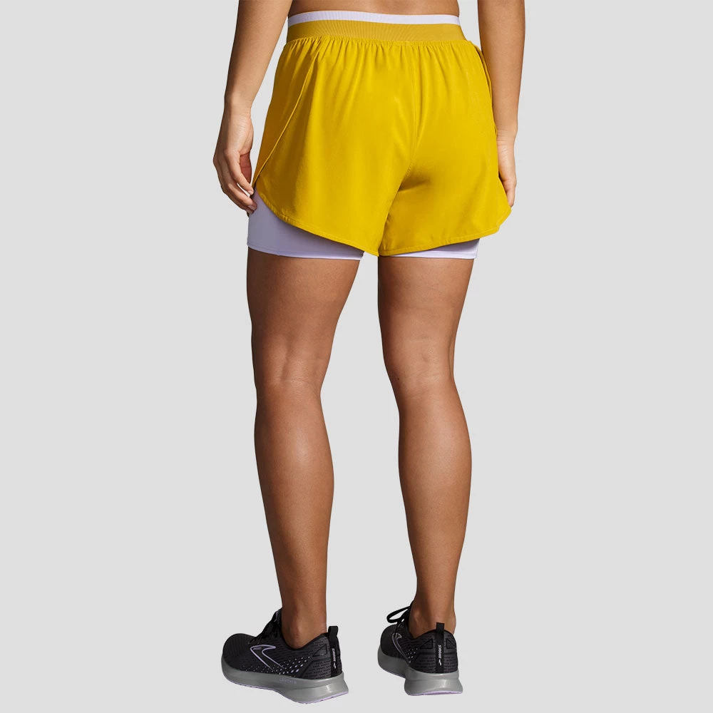 Brooks Run Within 4" 2-in-1 Short Women's 2 Brooks Run Within 4" 2-in-1 Short Women's - Image 2