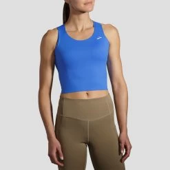 Brooks Run Within Crop Tank Women's -Boutique Sports Fashion Store 057176 414 1