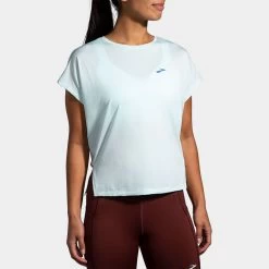 Brooks Sprint Free Short Sleeve Women's 14 Brooks Sprint Free Short Sleeve Women's -Boutique Sports Fashion Store 057200 490 1