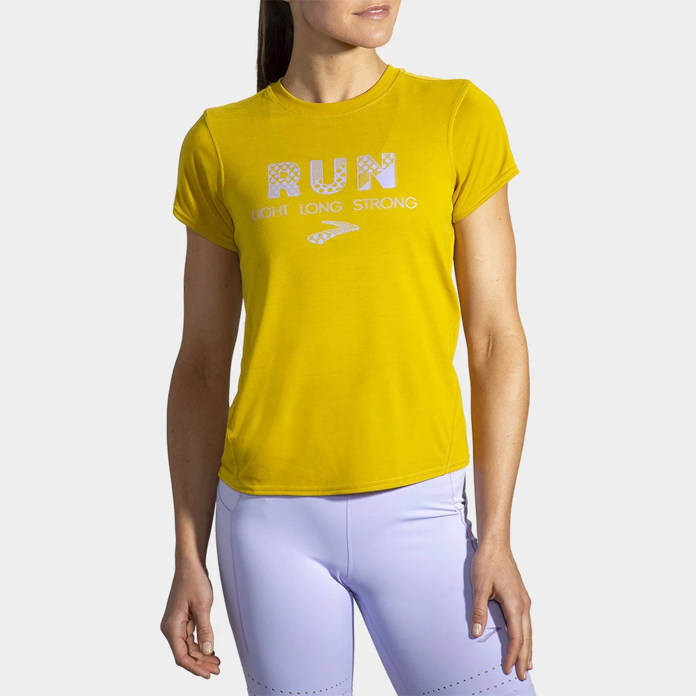 Brooks Distance Graphic Short Sleeve Spring 2022 Women's 13 Brooks Distance Graphic Short Sleeve Spring 2022 Women's - Image 13