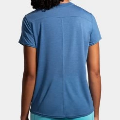 Brooks Distance Graphic Short Sleeve Spring 2022 Women's 38 Brooks Distance Graphic Short Sleeve Spring 2022 Women's -Boutique Sports Fashion Store 057202 452 2