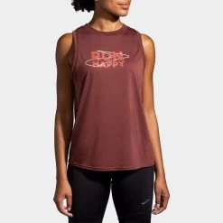Brooks Distance Graphic Tank Spring 2022 Women's -Boutique Sports Fashion Store 057203 245 1