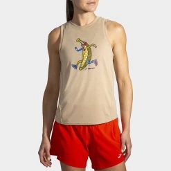 Brooks Distance Graphic Tank Spring 2022 Women's -Boutique Sports Fashion Store 057203 298 1